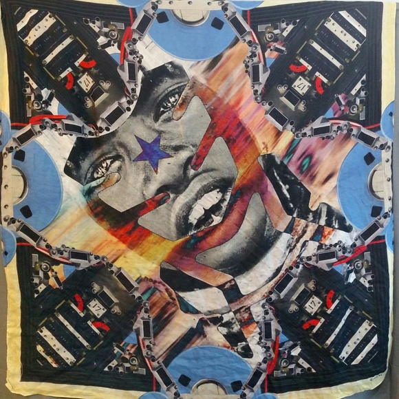 Givenchy Ricardo Tisci Tribal Robot Scarf, SS 2014 - Picture 2 of 8